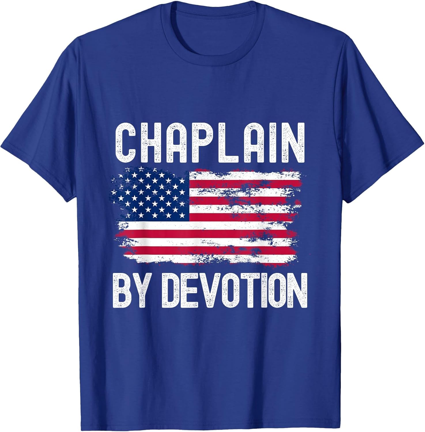Chaplain USA Flag Profession Retro Job Title