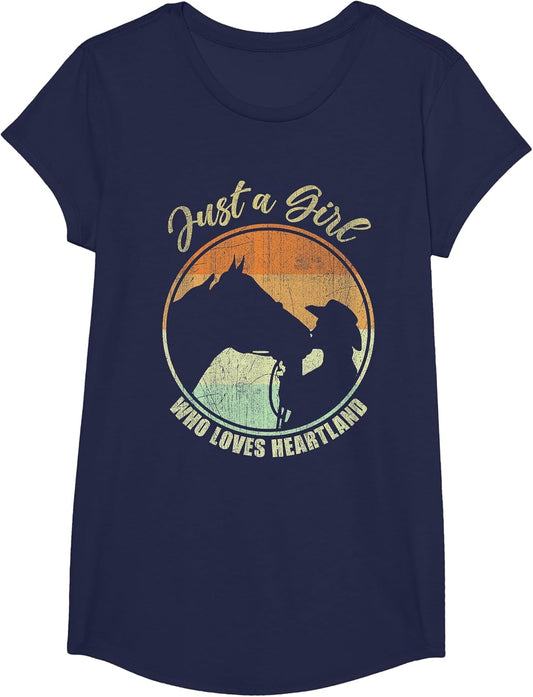 Just A Girl Who Loves Heartland Cowgirl Vintage