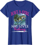 Just A Girl Who Loves Fishing Girls