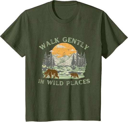Walk Gently in Wild Places Outdoors Wildlife Mountains