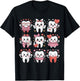 Dental Valentines Day Dentist Assistant Teeth Tooth Hearts