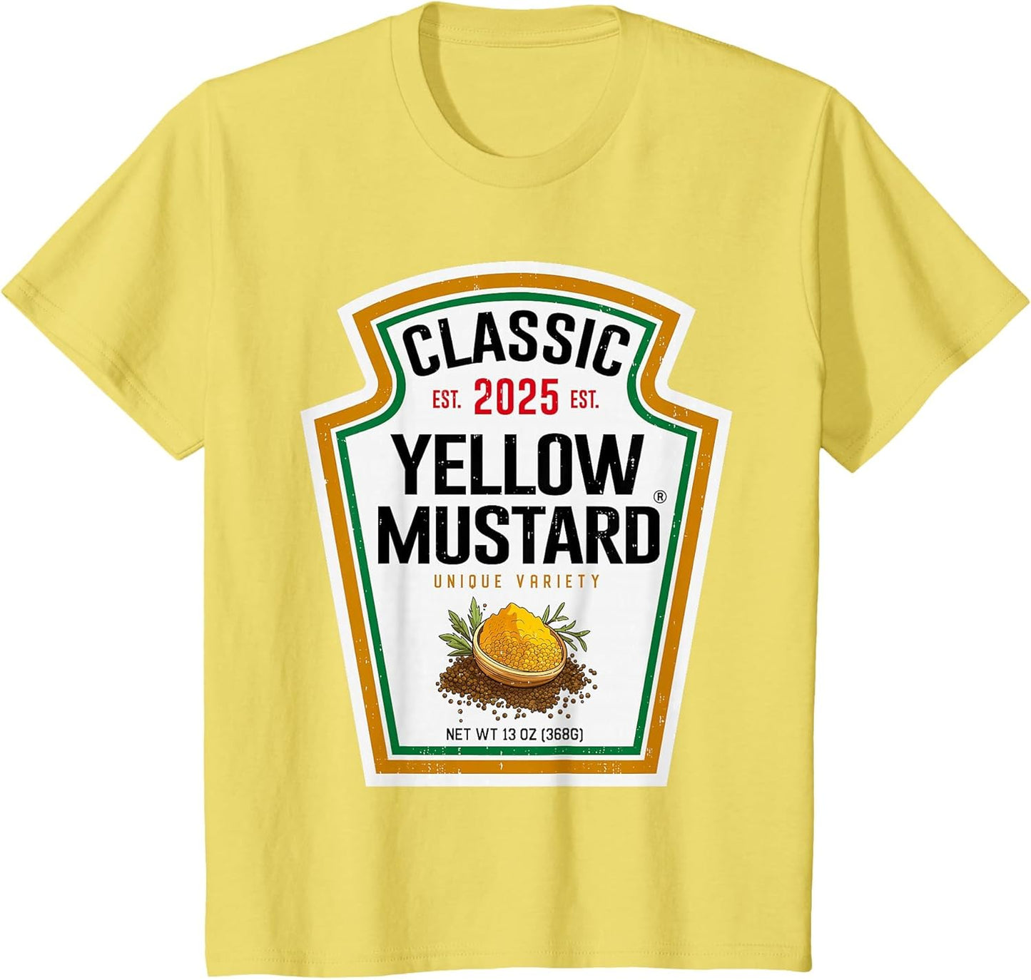 Yellow Mustard Condiment DIY Halloween Costume Matching