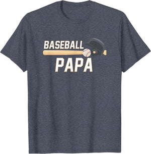 Baseball Papa Fathers Day Baseball Grandpa
