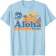 Aloha Beaches Hawaii Vintage Beach Surfing Retro Hawaiian