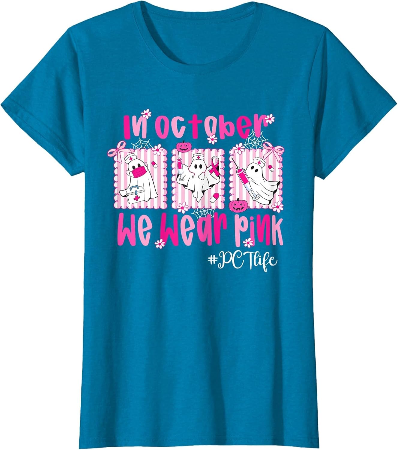 in October We Wear Pink PCT Life Breast Cancer Awareness