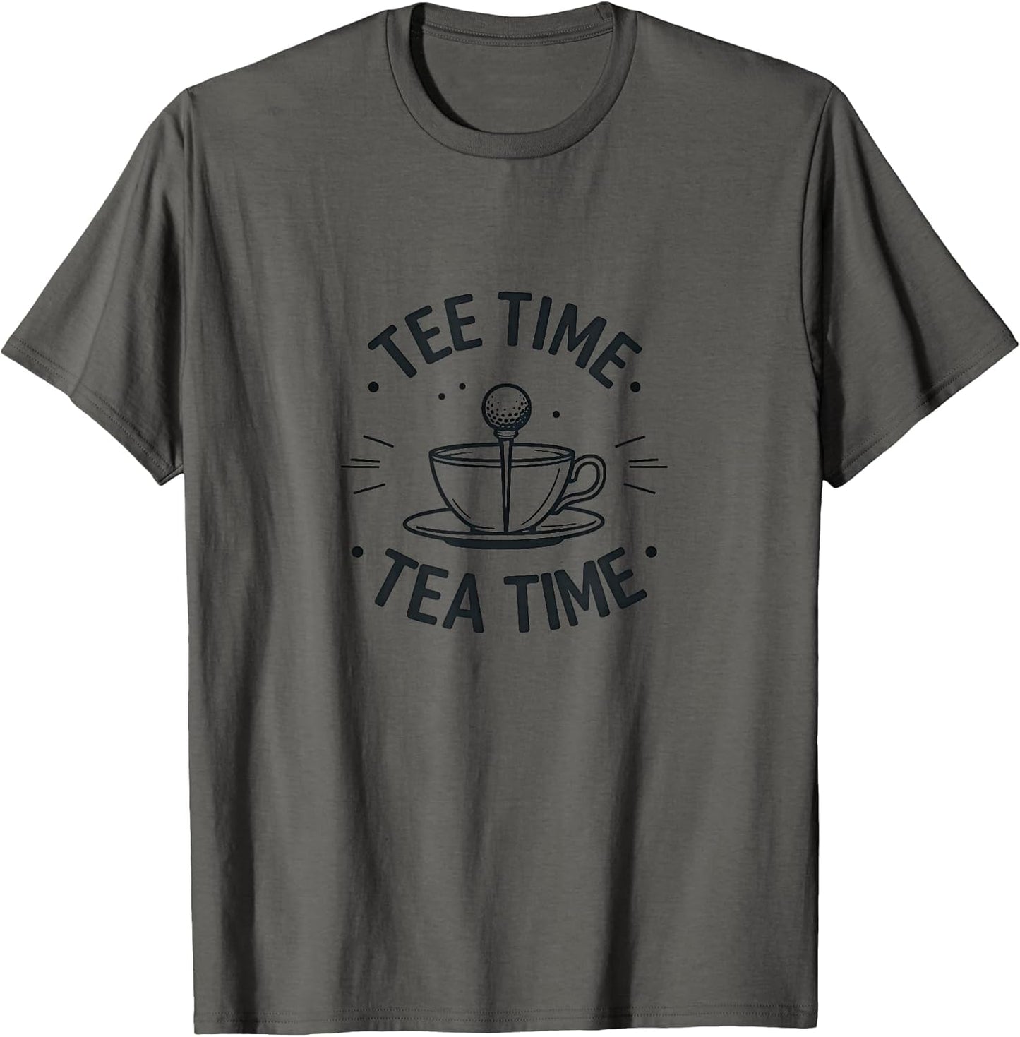 Time Tea Time Funny Golf Design