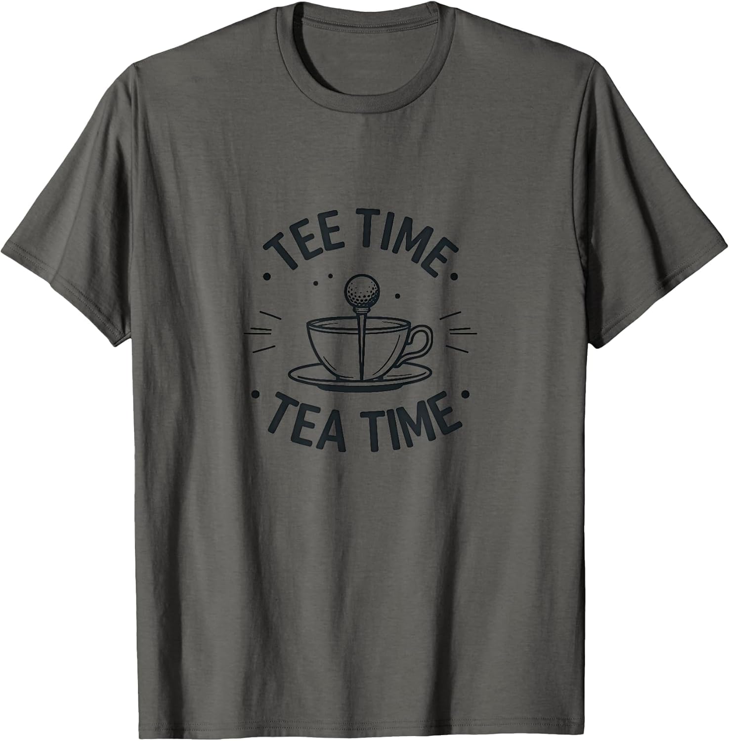 Time Tea Time Funny Golf Design
