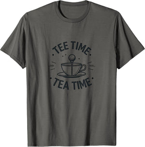 Time Tea Time Funny Golf Design