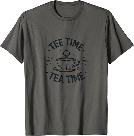 Time Tea Time Funny Golf Design