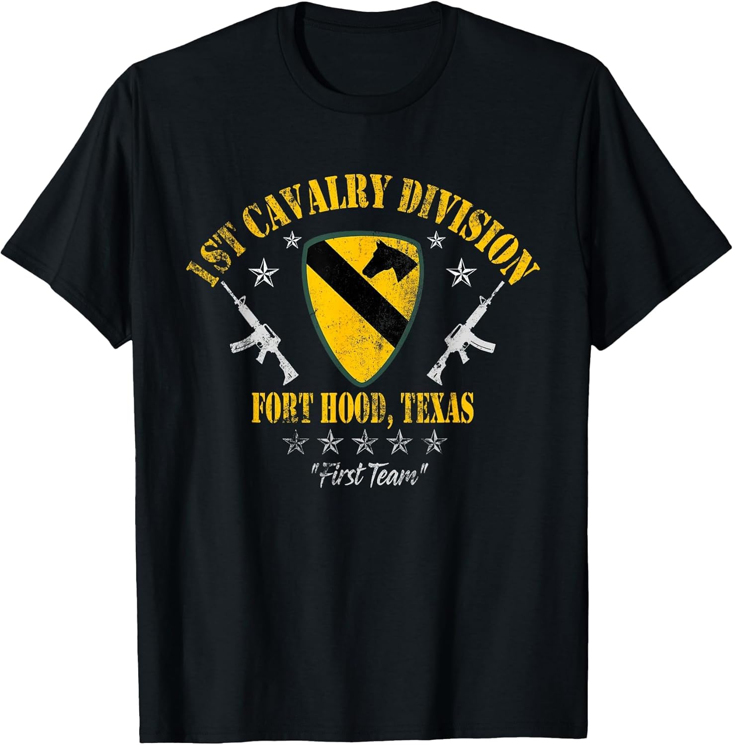 1st Cavalry Division Veteran Fort Hood, TX Patriotic Vintage