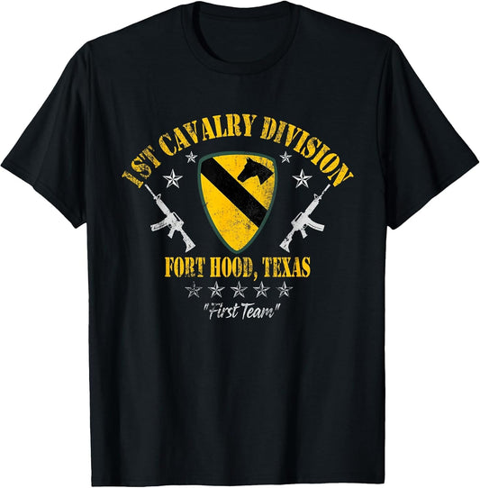 1st Cavalry Division Veteran Fort Hood, TX Patriotic Vintage