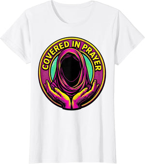 Covered in Prayer Religious Women Faith Design