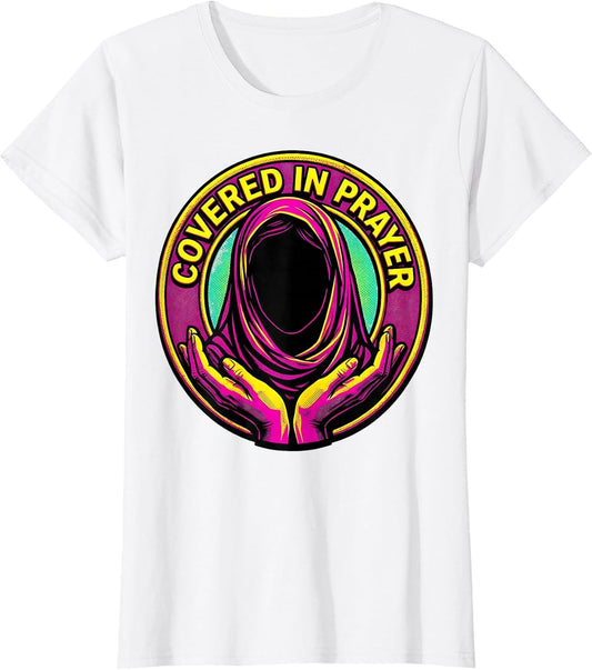 Covered in Prayer Religious Women Faith Design