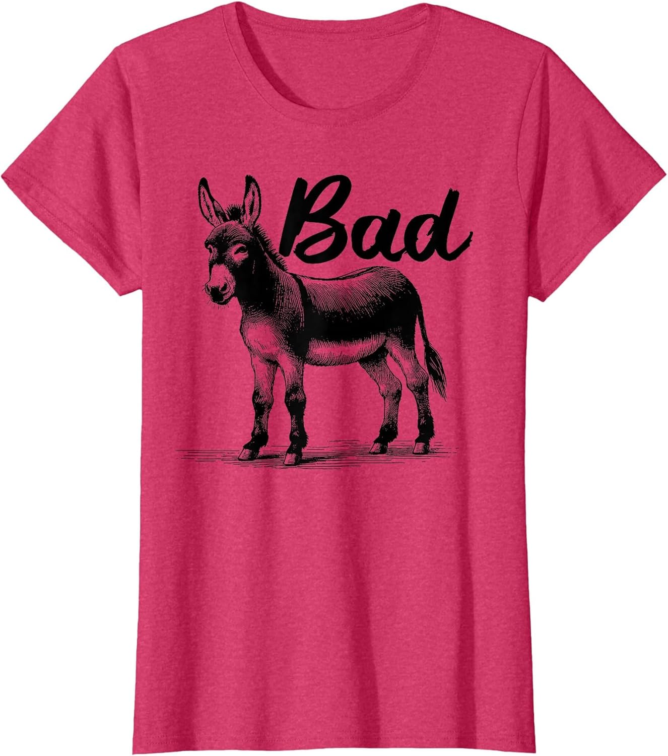 Funny Bad Ass Donkey Shirt Badass Donkey Retro Donkeys Meme