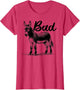 Funny Bad Ass Donkey Shirt Badass Donkey Retro Donkeys Meme