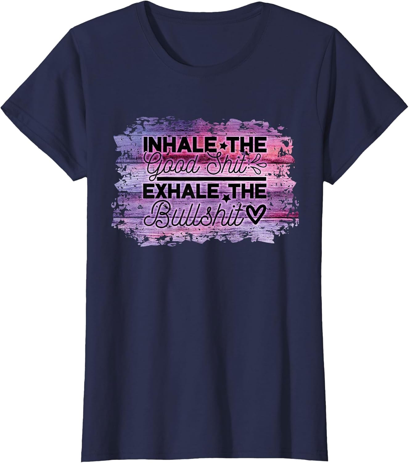 Inhale The Good Shit Exhale The Bullshit Funny Yoga Design