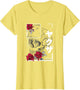 Skull and Flowers Urban Art Style Graphic