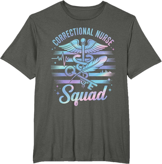 Correctional Nurse American Flag Corrections Nursing Squad