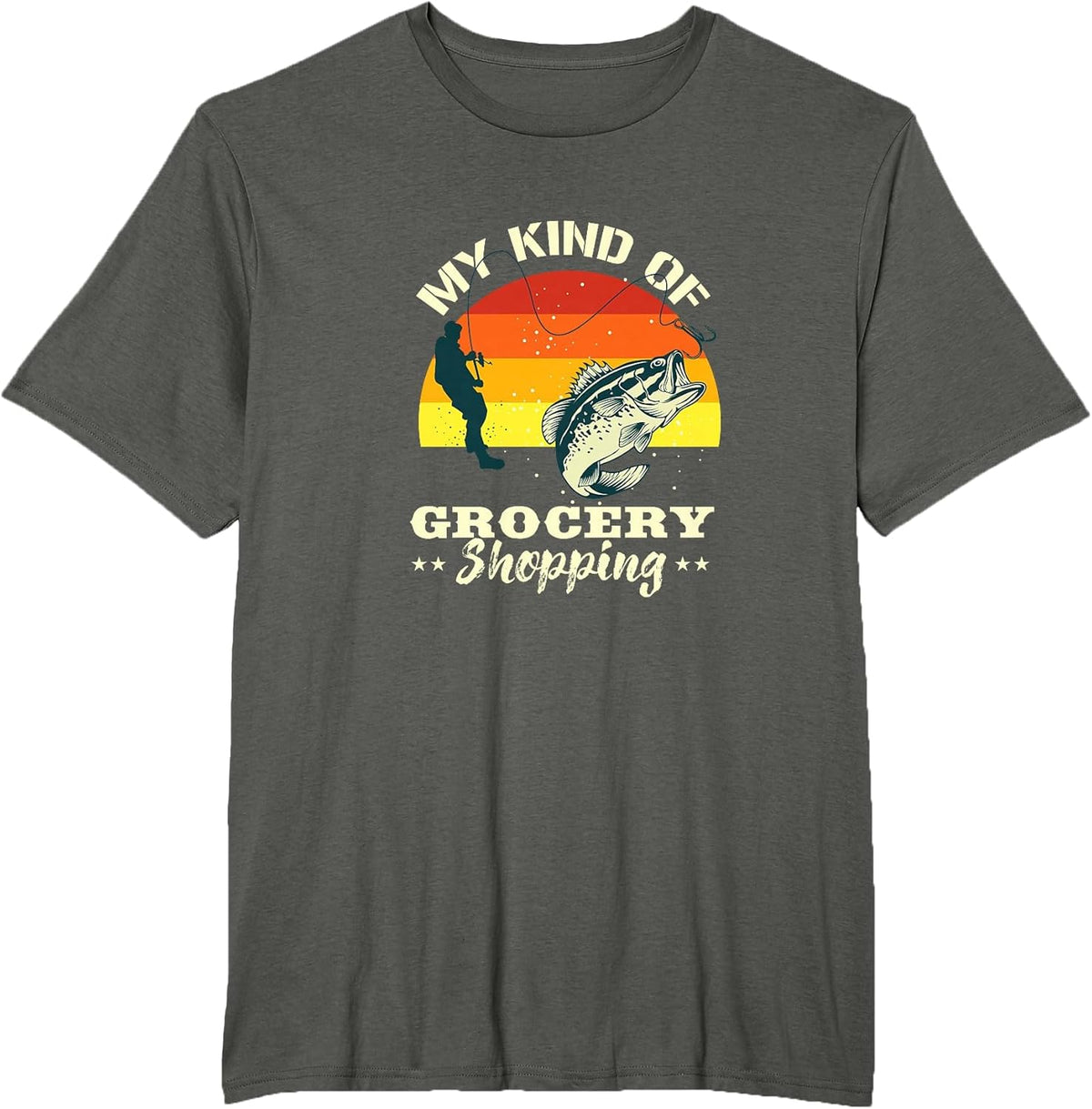 My Kind of Grocery Shopping Funny Fisherman Funny Fishing
