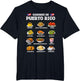 Puerto Rico Foods Boricua Flag Proud Puerto Rican Heritage