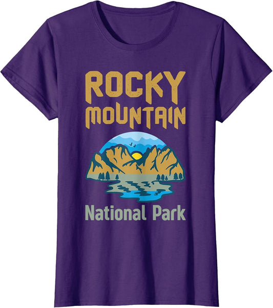 Vintage Rocky Mountain National Park Colorado USA