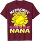 My Favorite Softball Player Calls Me Nana Sunflower Lover