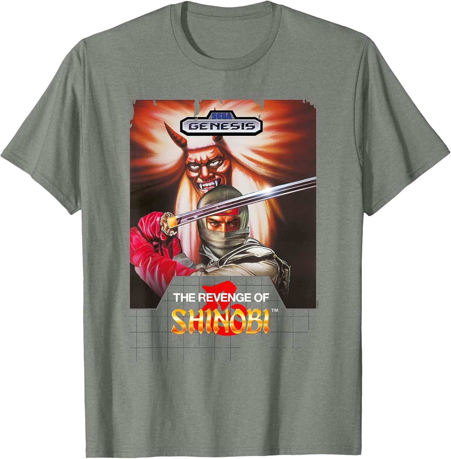 The Revenge of Shinobi Key Art SEGA Genesis Video Game