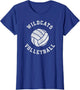 Wildcats Volleyball Retro Distressed Team VB Graphic