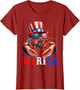 Merica Lobster Patriotic 4th of July Funny Kids Men Women