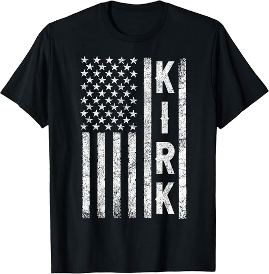Retro Vintage Kirk US Flag