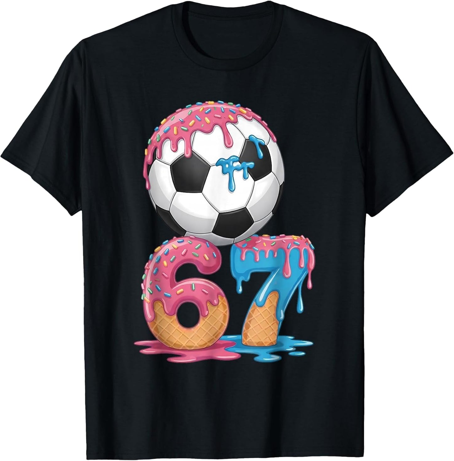 Soccer Drip Number 67 Boys Soccer Player 67