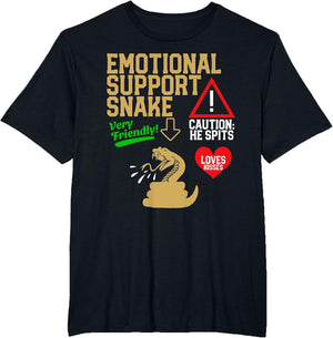 Crude Humor Inappropriate Emotional Support Snake Halloween