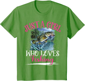 Just A Girl Who Loves Fishing Girls