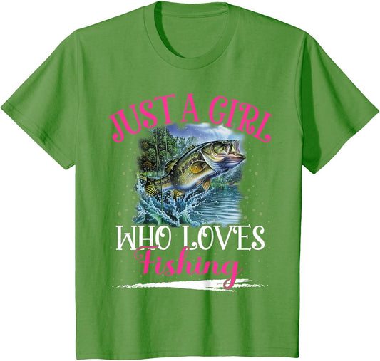Just A Girl Who Loves Fishing Girls