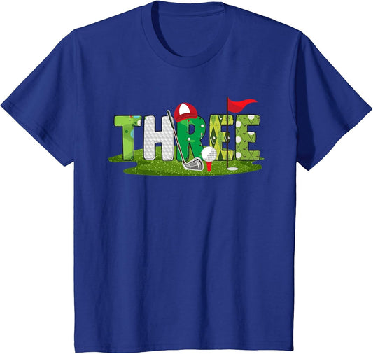 3rd Birthday Golf Theme 3 Year Old Kids Sport Party