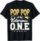 Crown 1st Birthday Grandpa Pop Pop of Notorious One