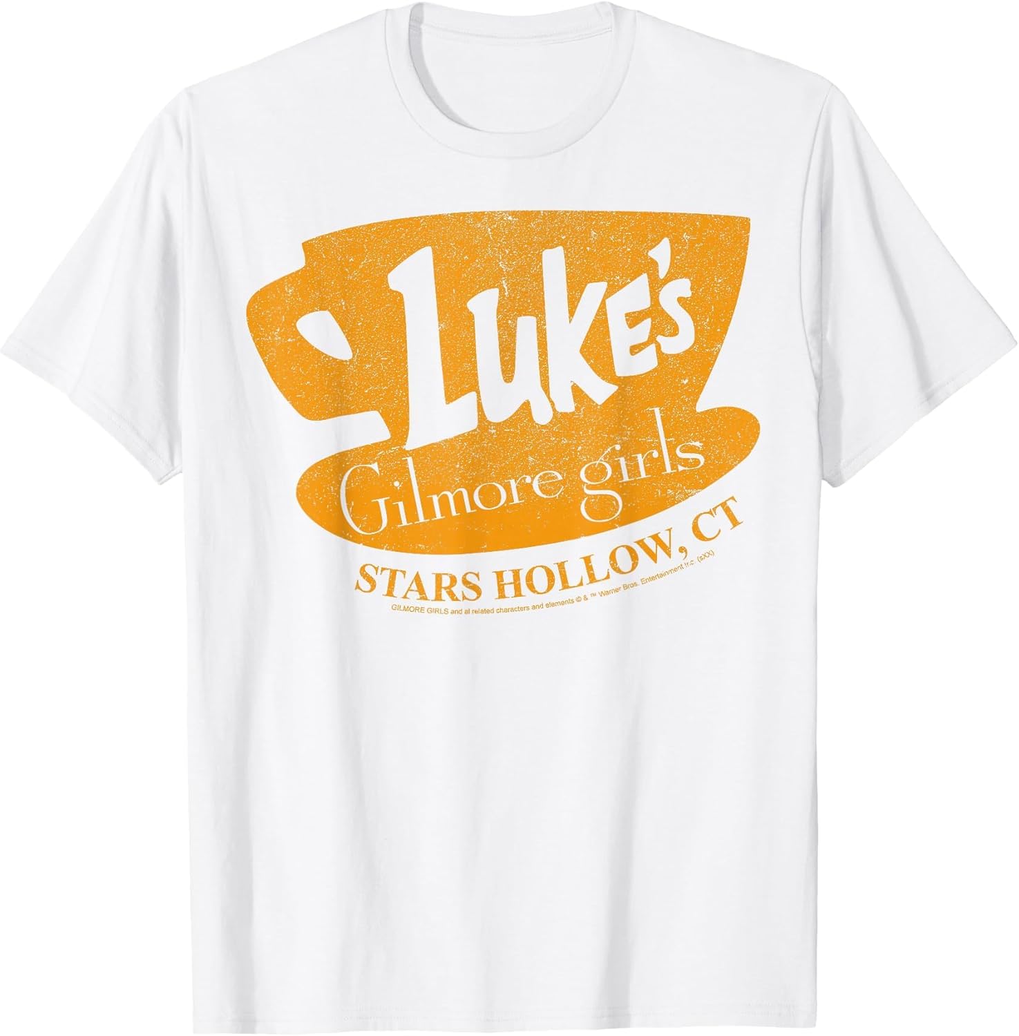 Gilmore Girls Luke's Diner Stars Hollow Distressed Sign