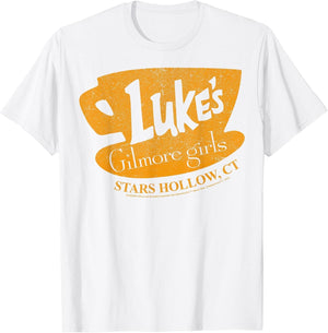 Gilmore Girls Luke's Diner Stars Hollow Distressed Sign