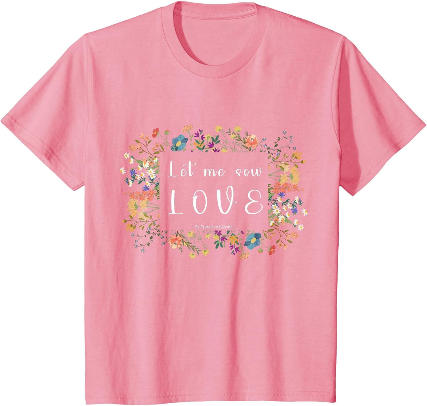St Francis of Assisi Botanical Aesthetics Quote Design