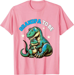Grandpa to Be Costume T-Rexes Pregnancy Announcement Family