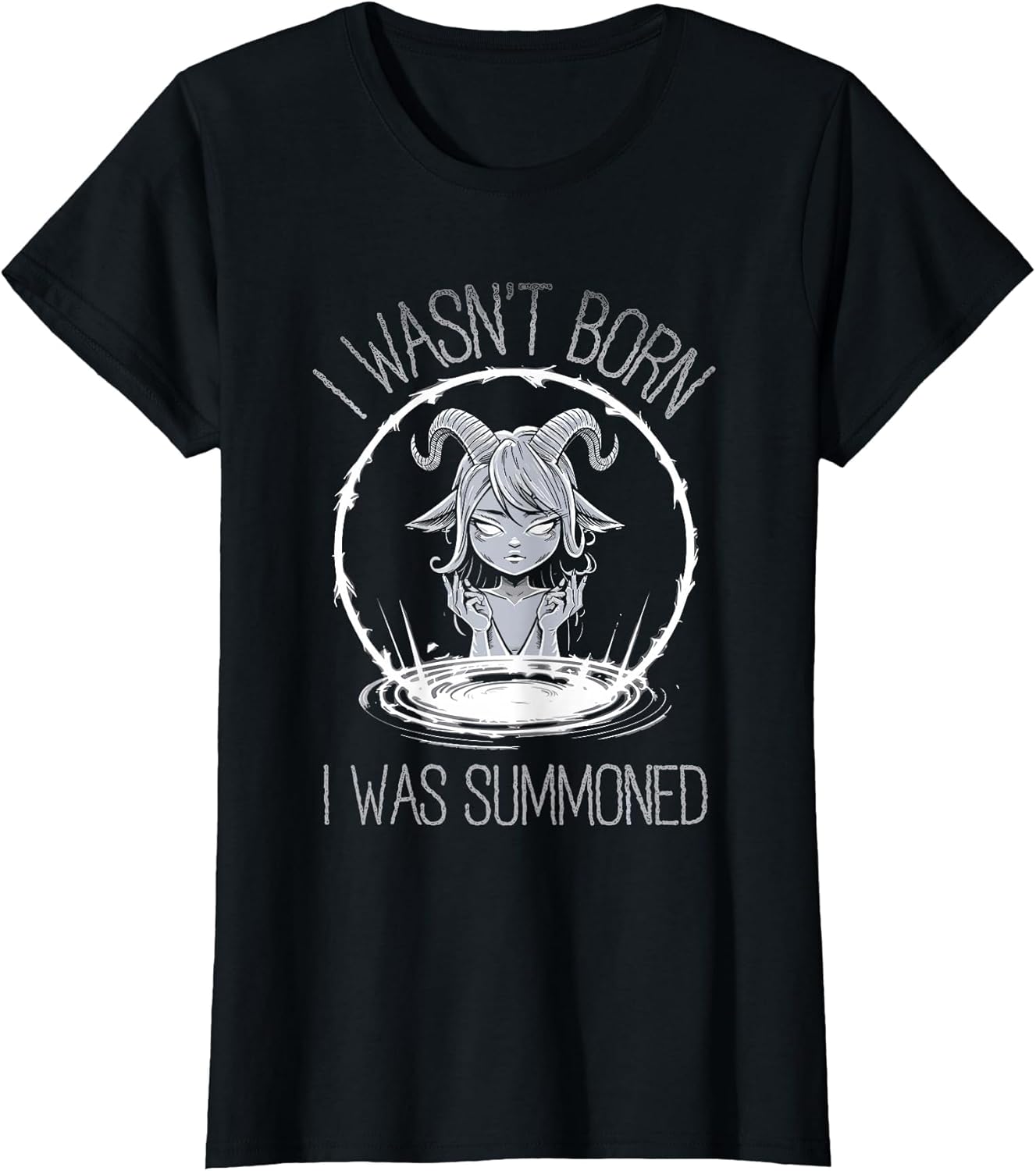Cute Kawaii Satanic Goth Girl, I Wasn't Born I was Summoned