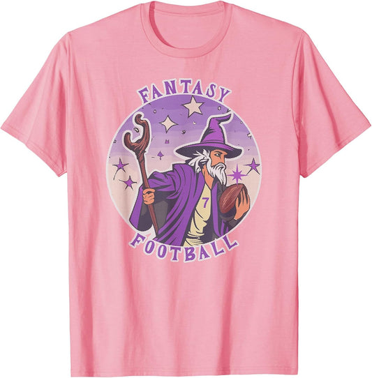 Funny Wizard Fantasy Football Player Literal Dad Joke Pun