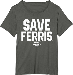 Ferris Bueller White Save Ferris