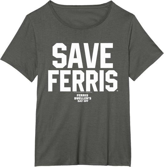 Ferris Bueller White Save Ferris