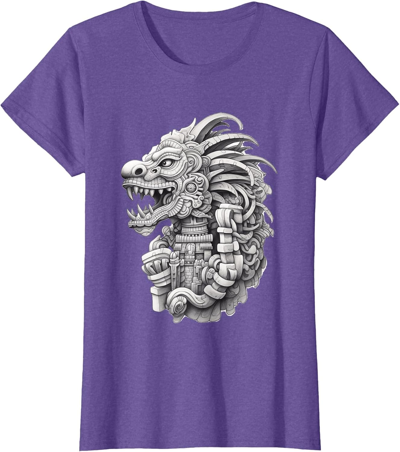 Quetzalcoatl Aztec God Feathered Serpent Kukulkan Graphic