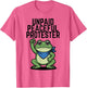 Frog Protest Unpaid Peaceful Protester Frogs Together Unity