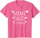Funny Mimi Said i Could Toddler Shirt from Grandma to Kids