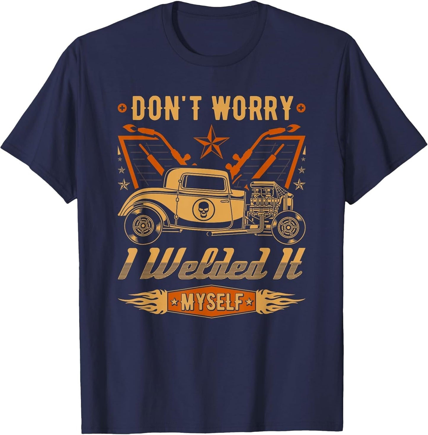 Hot Rod Mechanic, I Welded It Myself, Vintage Rat Rod