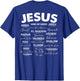 Jesus is King Names of God Hebrew Jesus Christian (On Back)