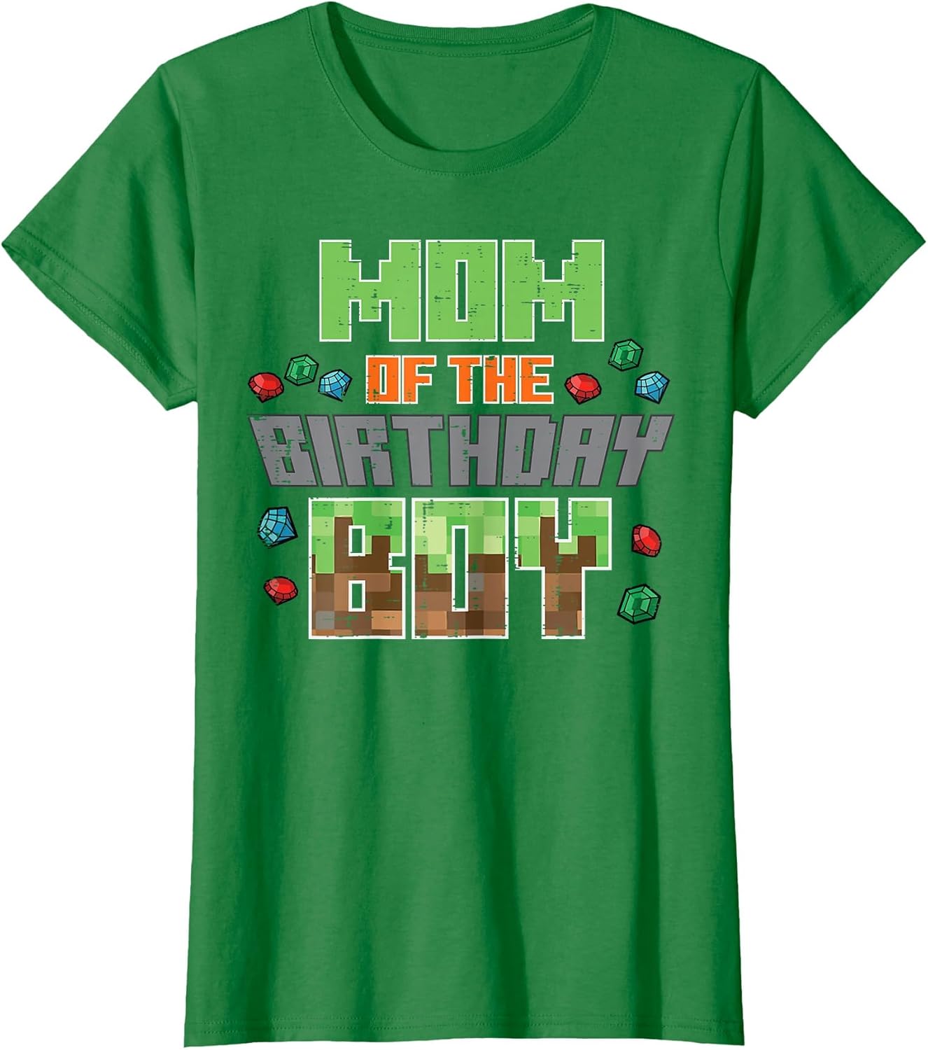 Mom of Birthday Boy Pixel Gaming Bday Party Women
